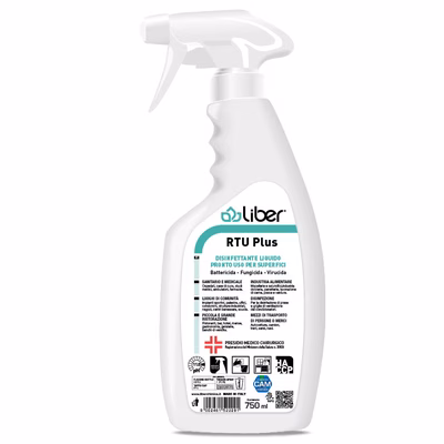 Immagine di Disinfettante batterico RTU PLUS pronto uso 750 ml P.M.C. Reg. n. 20826
