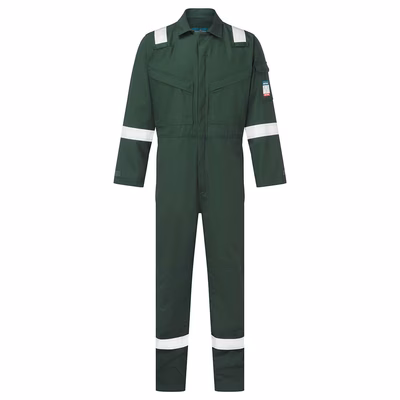 Immagine di Tuta da lavoro multinorma PORTWEST FR28 colore verde taglia L