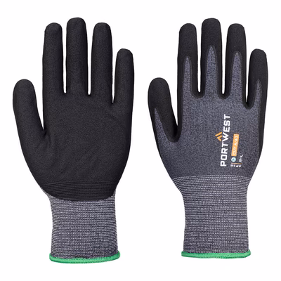 Immagine di Sg grip15 eco guanto in nitrile (pk12) PORTWEST AP12 colore grigio/nero taglia XXXL