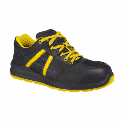 Immagine di Portwest compositelite mersey trainer s1p PORTWEST FT60 colore nero/giallo taglia 64