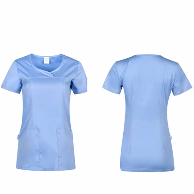 Immagine di Casacca da donna GLOBAL TRADING INES colore azzurro taglia XXXL