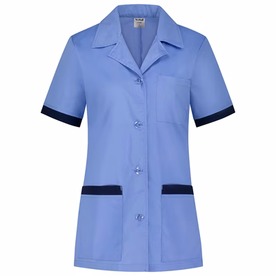 Immagine di Casacca da donna GLOBAL TRADING GABI colore azzurro taglia L