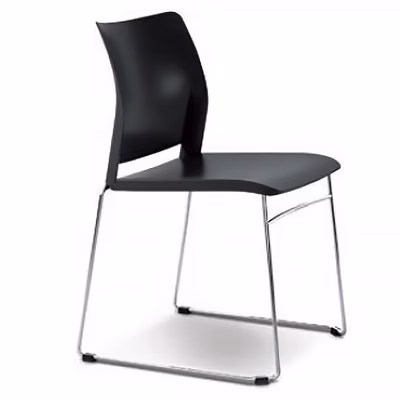 Immagine di Sedia OMEGA senza braccioli nera