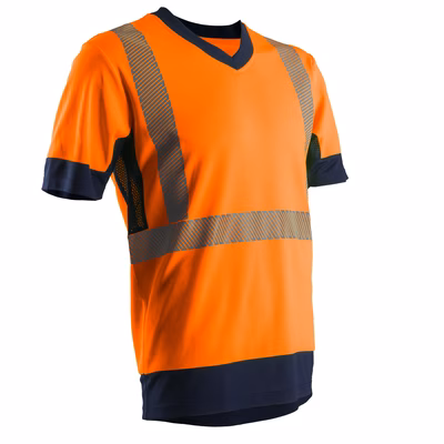 Immagine di T-shirt alta visibilità COVERGUARD KOMO colore arancione taglia XL
