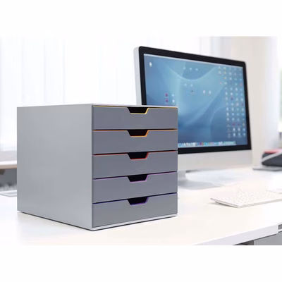 Immagine di Cassettiera 5 cassetti DURABLE VARICOLOR