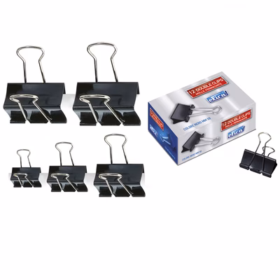 Immagine di Molle fermacarte ELICA DOUBLE CLIPS cm 1,9