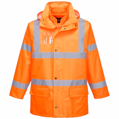 Immagine di Giacca essential hi-vis 5 in 1 PORTWEST S765 colore arancione taglia XL