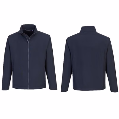 Immagine di Softshell print & promo da uomo (2l) PORTWEST TK20 colore blu navy taglia XXXL