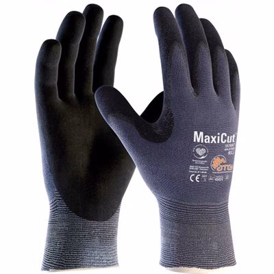 Immagine di Guanti antitaglio 52-3745 MAXICUT ULTRA colore blu/nero taglia 9 - paio