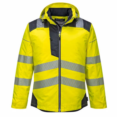 Immagine di Giacca invernale alta visibilità PORTWEST PW3 colore giallo/nero taglia XXL