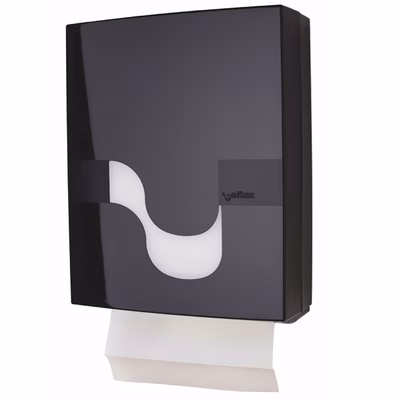 Immagine di Dispenser per carta asciugamani piegata CELTEX MEGAMINI colore nero