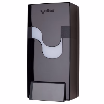 Immagine di Dispenser sapone liquido da 900 ml a rabbocco CELTEX MEGAMINI colore nero