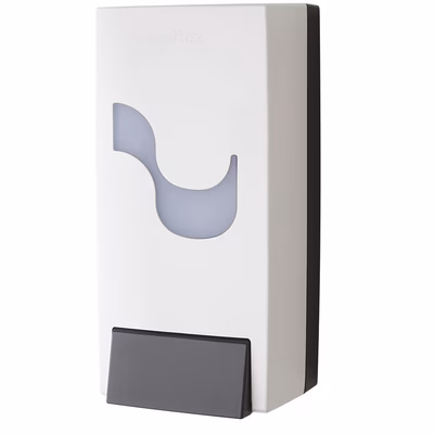 Immagine di Dispenser sapone liquido da 900 ml a rabocco CELTEX MEGAMINI colore bianco