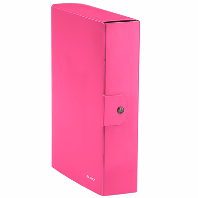 Immagine di Portaprogetti LEITZ WOW dorso cm 8 fucsia metal