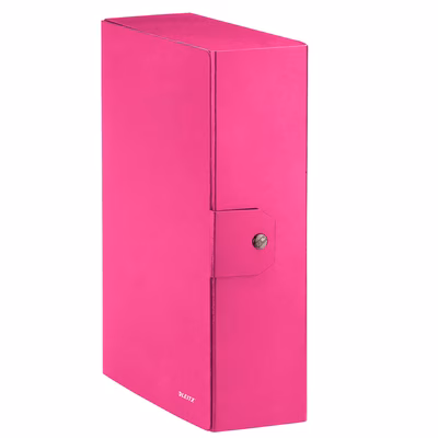 Immagine di Portaprogetti LEITZ WOW dorso cm 10 fucsia metal