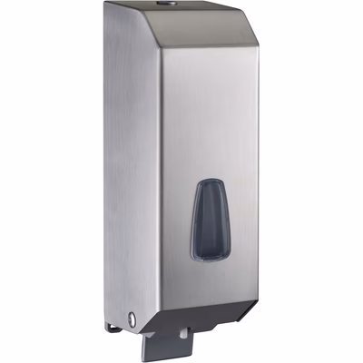 Immagine di Dispenser inox satinato MARPLAST PULL SOAP R 1200 X sapone liquido 1,2l a riempimento montag. a muro