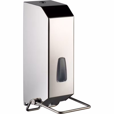 Immagine di Dispenser inox lucido MARPLAST HOSPITAL SOAP R 1200 X per sapone liquido a riempimento leva a gomito