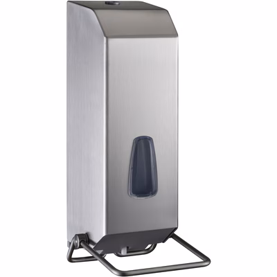 Immagine di Dispenser inox satinato MARPLAST HOSPITAL SOAP R 1200X sapone liquido a riempimento leva a gomito