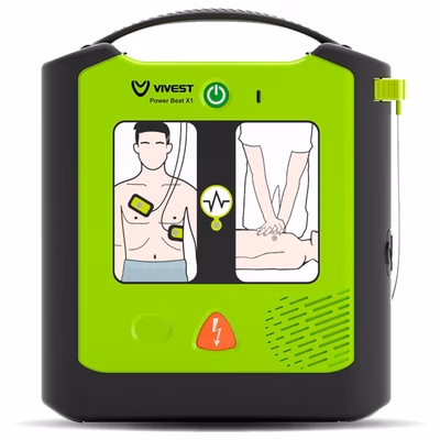 Immagine di Defibrillatore semiautomatico VIVEST POWER BEAT X1 DAE con piastre adulti