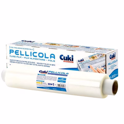 Immagine di Rotolo pellicola trasparente per alimenti in PE metri 300 altezza 280 mm