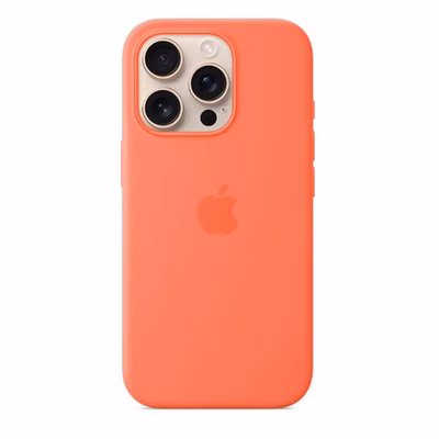 Immagine di IPhone 16 pro si case tangerine