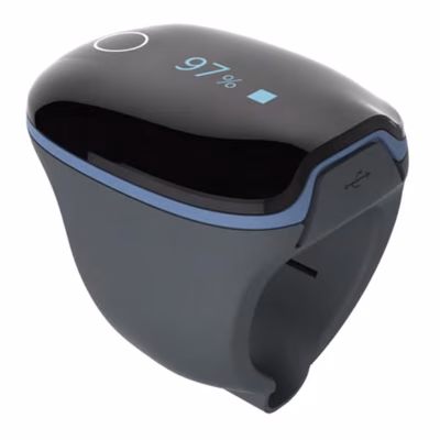 Immagine di Nero GIMA O2 RING Monitoraggio sonno 35067