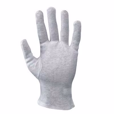 Immagine di Guanti in cotone 100% bianco taglia uomo - paio