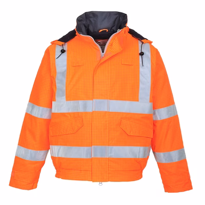 Immagine di Bomber Bizflame multinorma alta visibilità PORTWEST S773 colore arancione taglia L