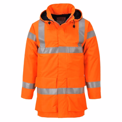 Immagine di Giacca bizflame rain multinorma hi-vis PORTWEST S774 colore arancione taglia L
