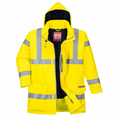 Immagine di Giacca bizflame rain multinorma hi-vis PORTWEST S778 colore giallo taglia XXL