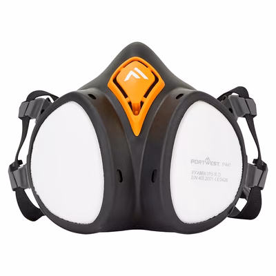 Immagine di Semimaschera pronta all'uso PORTWEST P441 ABEK1P3 colore nero
