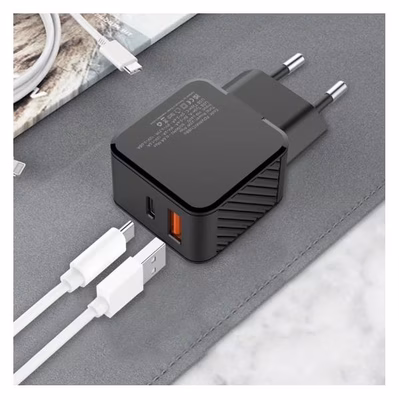 Immagine di Alimentatore per PC PRODOTTI BULK CARICATORE DA MURO 20W USB-C/A PD FOVMWC17880