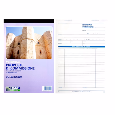 Immagine di Proposte di commissione DATA UFFICIO DU16382C000 50x2 cm 14,8x21,5