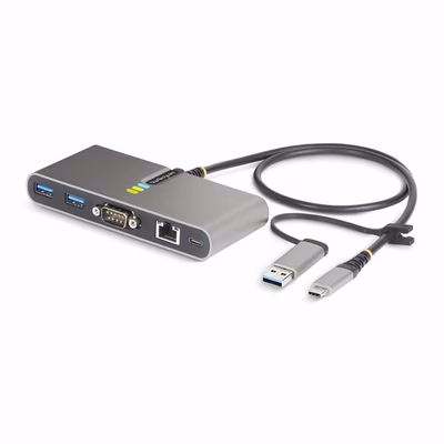 Immagine di Hub usb-c/usb-a - gbe - rs232