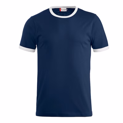 Immagine di T-Shirt manica corta CLIQUE 029314 colore blu/bianco taglia M