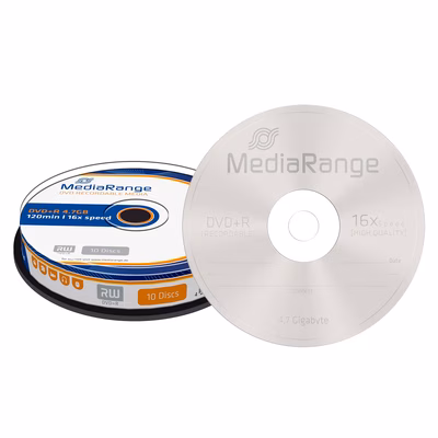 Immagine di Dvd+r MEDIARANGE spindle 10 4,7 gb 16x