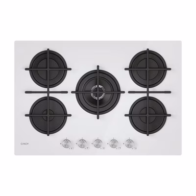 Immagine di Piano cottura gas vetro temperato Bianco CANDY 33803480