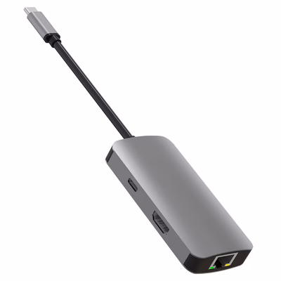 Immagine di Docking station LINK USB-C con porta HDMI 4k30hz,3 porte USB porta ricarica USB-C 100 watt