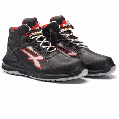 Immagine di Calzatura alta BOSTON RS S3S ESD CI FO SR nero/rosso taglia 37