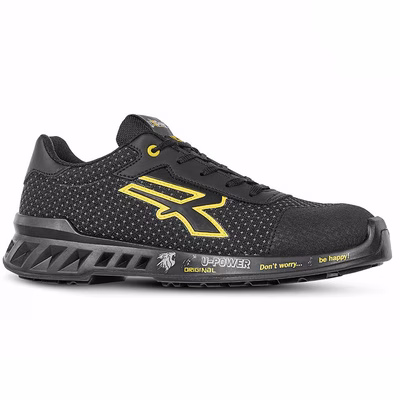Immagine di Calzatura bassa U-POWER MATT S3S ESD CI FO SR nero/giallo taglia 41