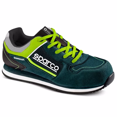 Immagine di Calzatura bassa SPARCO GYMKHANA S1PS ESD FO HRO SR SEB verde/lime taglia 43