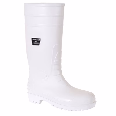 Immagine di Stivale alimentare PORTWEST WELLINGTON S4 bianco taglia 41