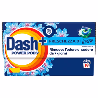 Immagine di Detersivo bucato DASH POWER PODS 19 pz risveglio primaverile&colore
