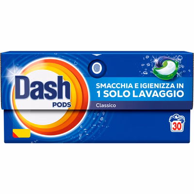 Immagine di Detersivo bucato DASH PODS 30 pz classico