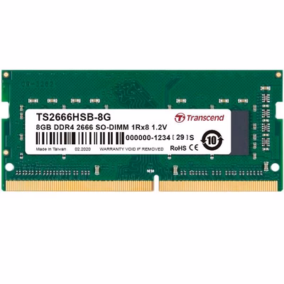 Immagine di Modulo di memoria so-dimm 8GB ddr4 tft 2.666 mhz TRANSCEND TS2666HSB-8G