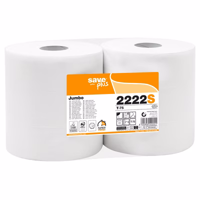 Immagine di Carta igienica maxi jumbo in carta riciclata CELTEX SAVE 2 veli 670 strappi 300 metri