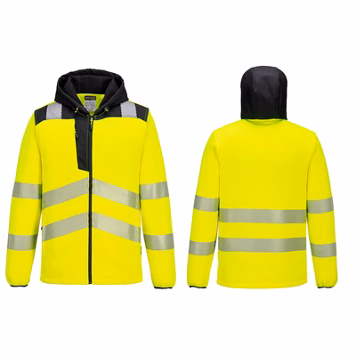 Immagine di Pile technical hi-vis PORTWEST PW335 colore Yellow/Black taglia XXXXL