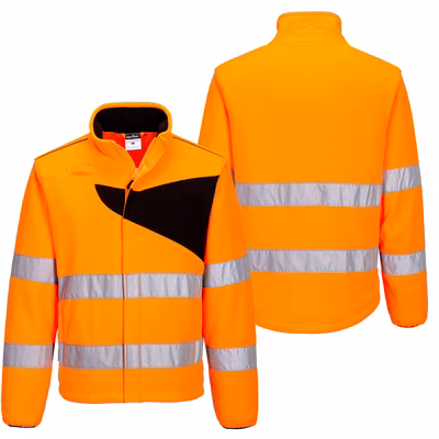 Immagine di Pw2 pile hi-vis PORTWEST PW274 colore arancione/nero taglia M