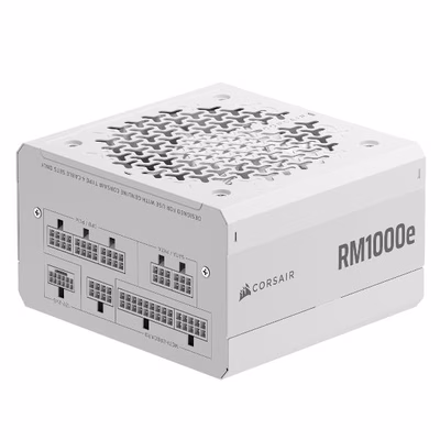 Immagine di Alimentatore per PC 1.000 w CORSAIR RM1000e 2025 WHITE CP-9020294-EU