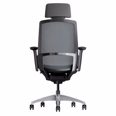 Immagine di Poggiatesta imbottito regolabile per sedia FINORA colore nero